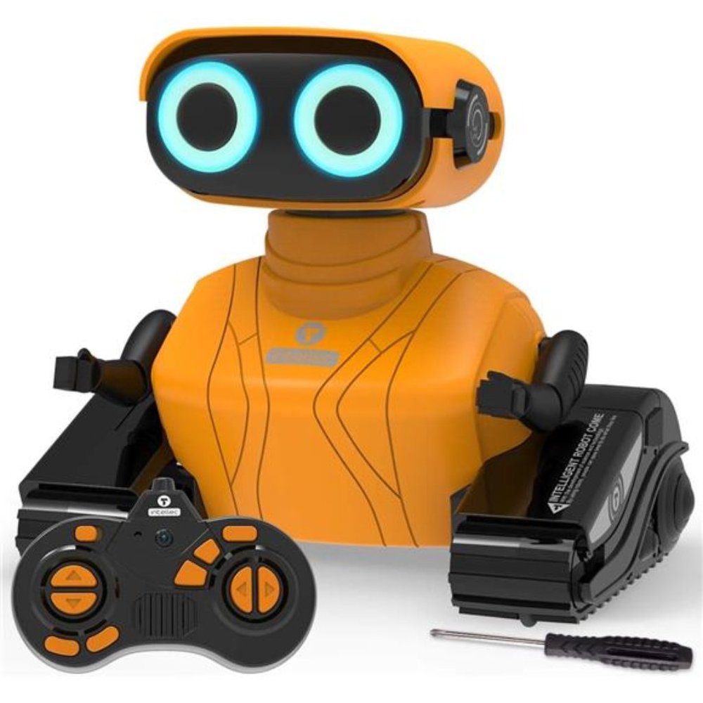 Robot Toys for Kids, 2.4Ghz Remote Control Robot Toys with LED Eyes &  Sound